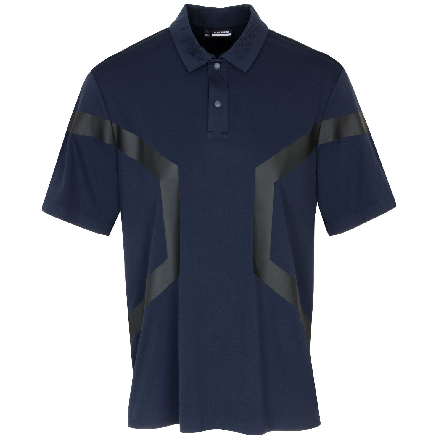 J Lindeberg Diamond Mesh Polo Shirt