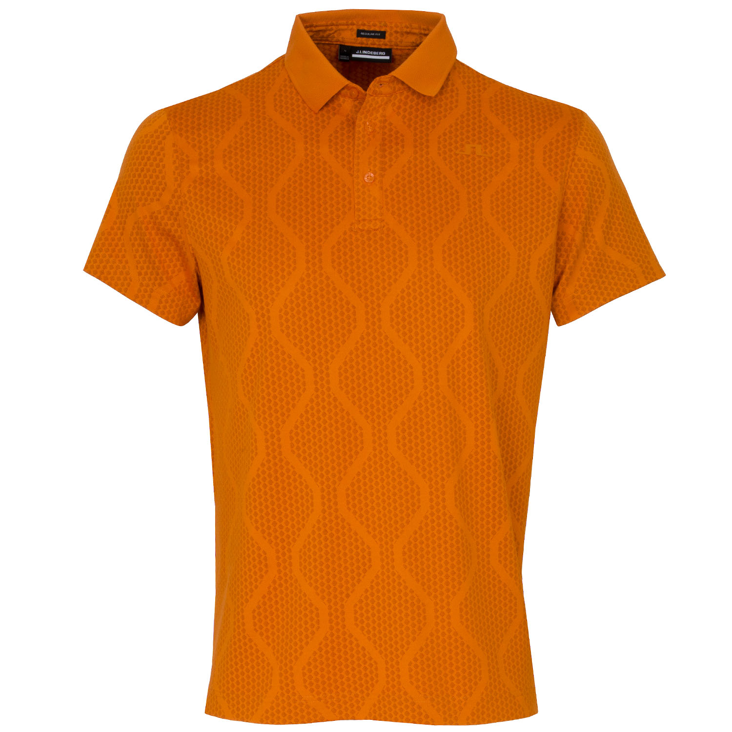 J Lindeberg Mat Jacquard Polo Shirt