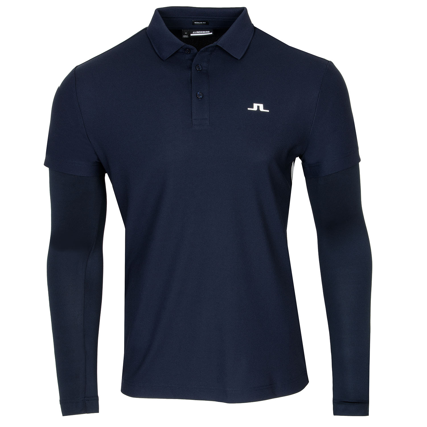 J Lindeberg Liam Long Sleeve Polo Shirt