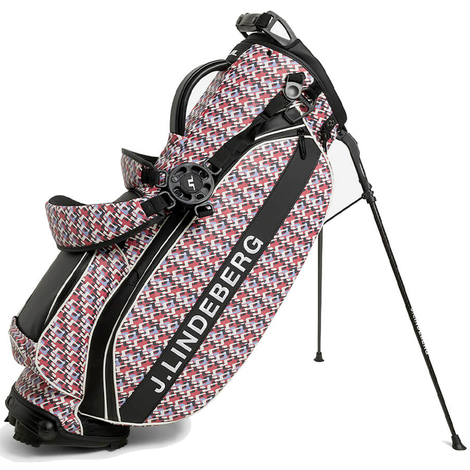 J Lindeberg Play Print Golf Stand Bag