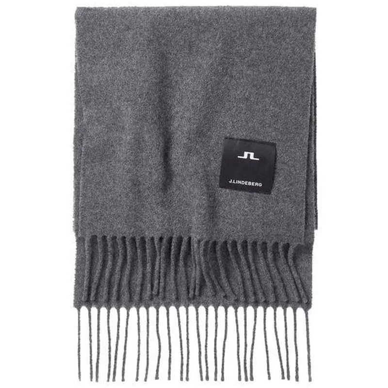 J Lindeberg Champ Solid Wool Scarf