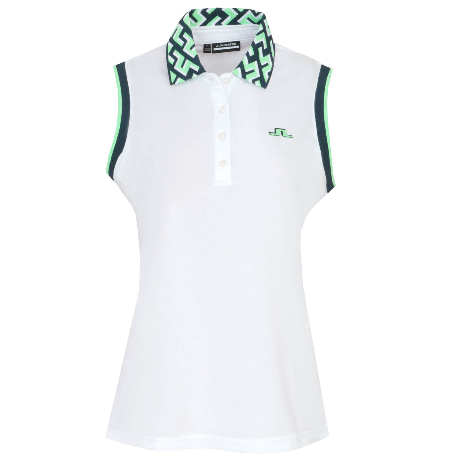 J Lindeberg Leslie Sleeveless Ladies Golf Polo Shirt