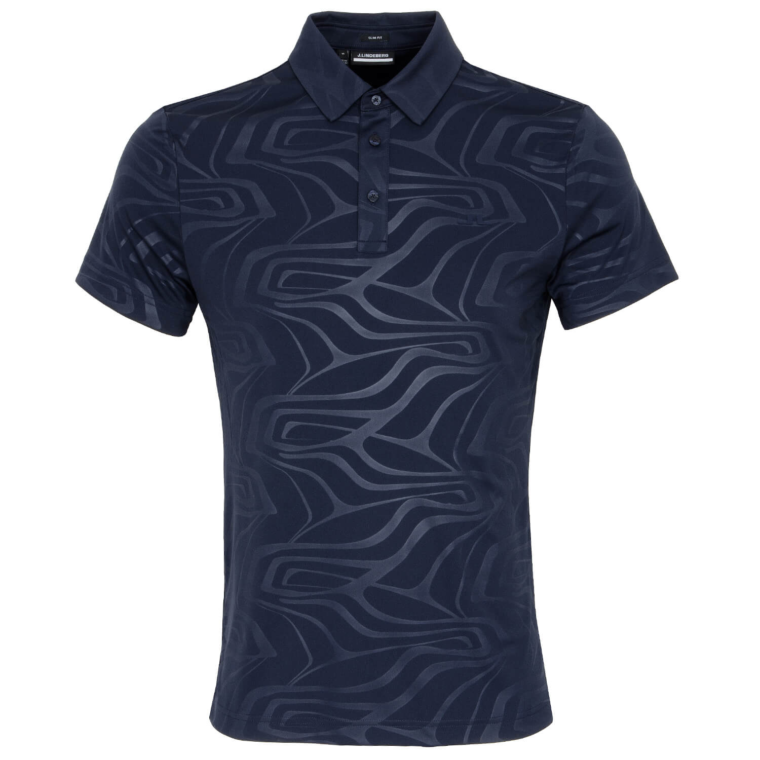 J Lindeberg Tony Print Golf Polo Shirt